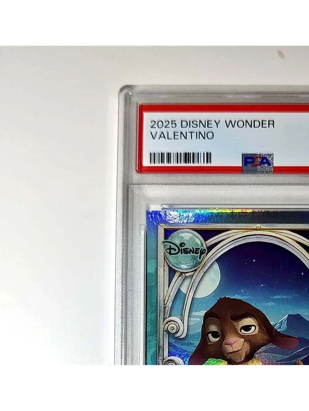 Valentino 2025 Topps Disney Wonder #150 Diamond Card Wish PSA 9